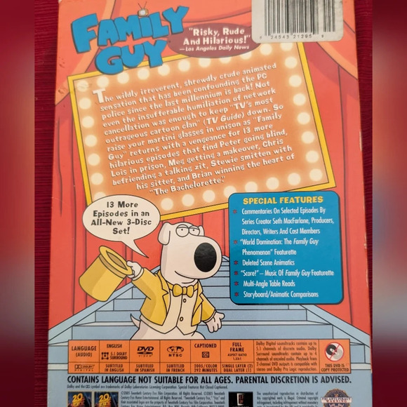 Family Guy Volume Three (EUC) - Picture 2 of 7